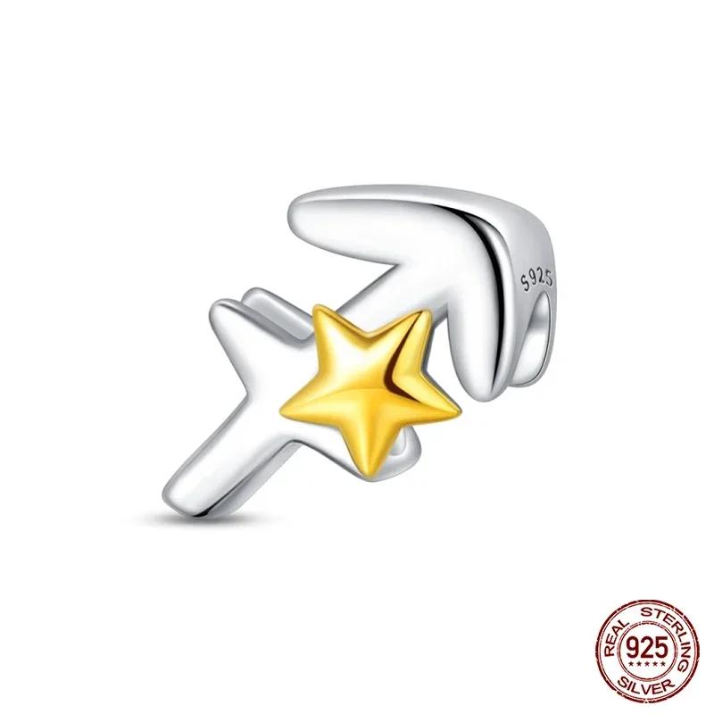 Nightglow Star Moon Pendants Pinecone Beads Fit Bracelets Copper Beautiful Flowers Butterfly Charms Diy Jewelry