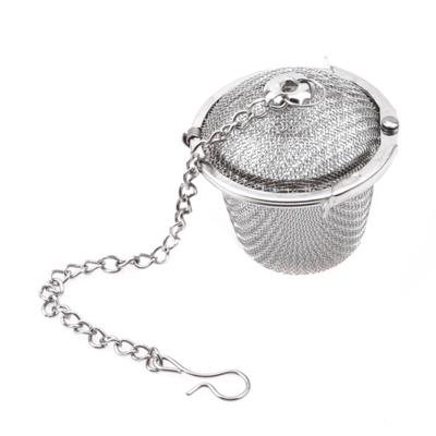 Tea Ball Stainless Steel Sphere Strainer Mesh Infuser Locking Spice Filter