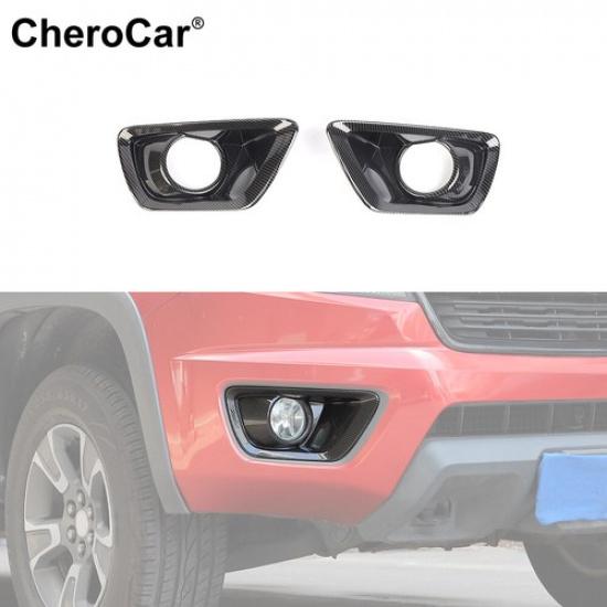 

Front Fog Light Lamp ert Bezel Cover Trim Frame For 2014-2018 Chevy Colorado