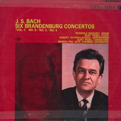 LP-plaat J. S. BACH KURT REDEL MÜNCHEN PRO Zes Brandenburgse Concerten Vol. 1 Nee OS472R COLUMBIA Japan Klassiek Gebruikt