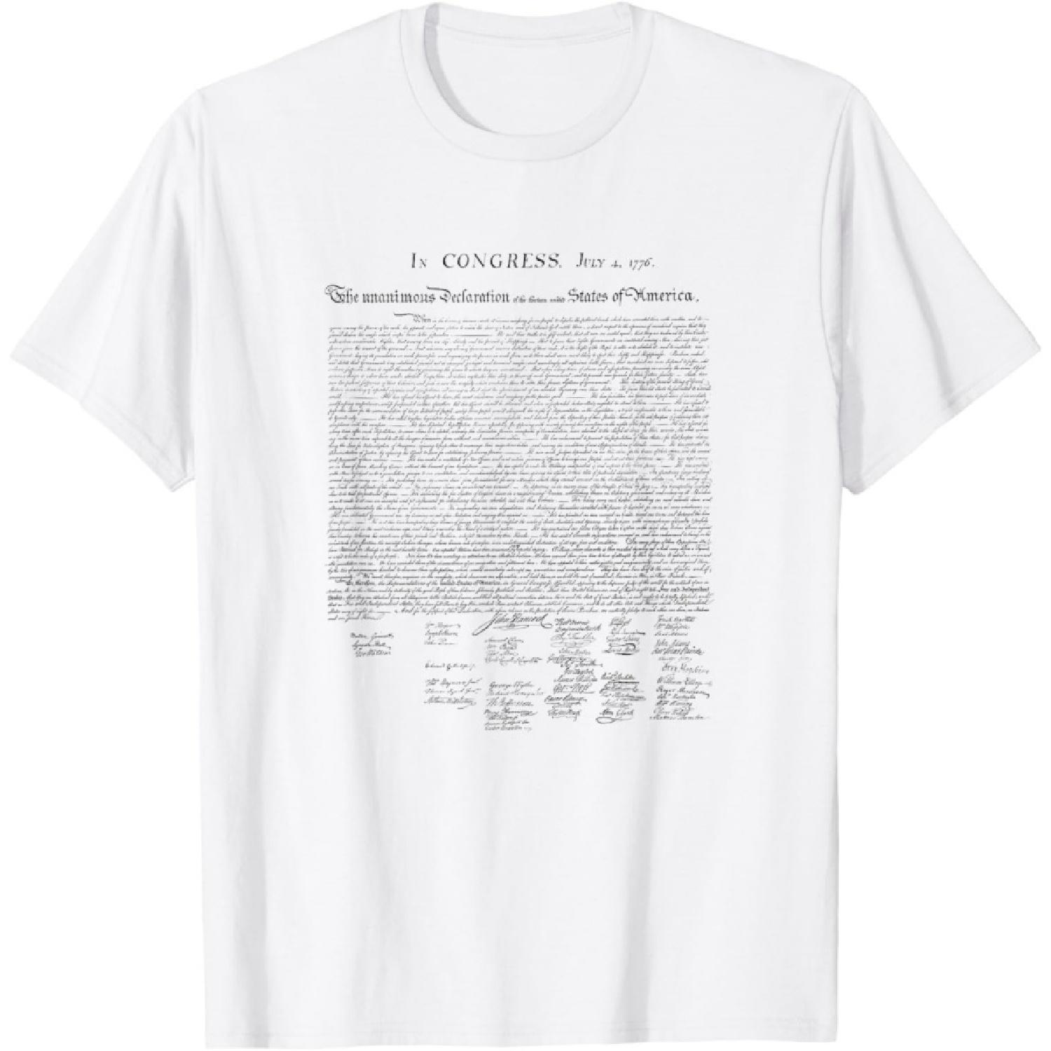 Declaration of Independence T-Shirt S