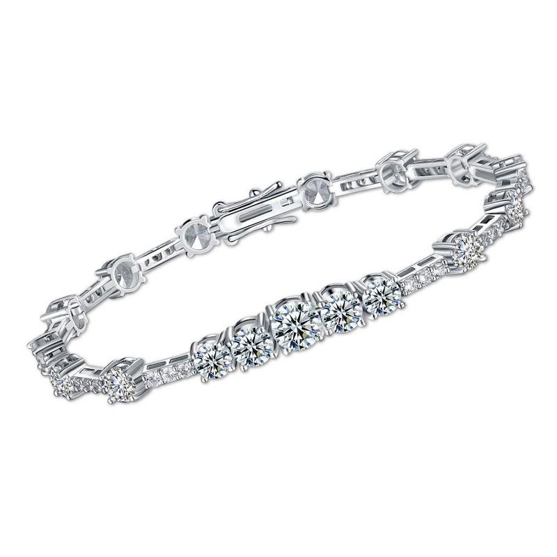 A Fashion Creative Bracelet Zircon Tennis Bracelet 7.5 Inch Design, Popular, Zircon Shines
