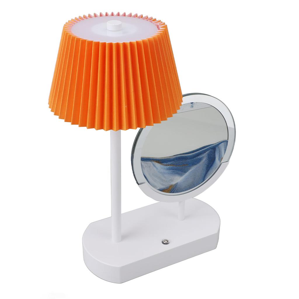 Moving Sand Art Desk Lamp Creative Cordless Touch Control Stepless Dimming 3 Color Quicksand Lamp