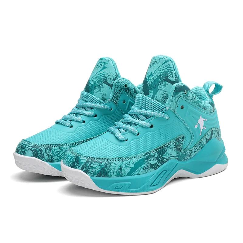 

Баскетбольные кроссовки для мальчиков на открытом воздухе, новые детские баскетбольные кроссовки для мальчиков, нескользящие, дышащие, удобные, спортивные туфли 32