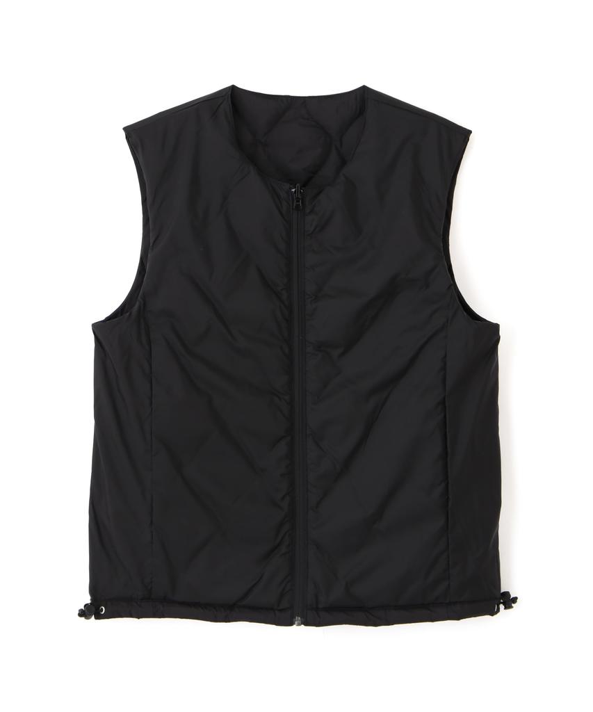 Schott xTAION X TAION INNER DOWN VEST, Men's, Size M, 010, Black, 782-5253002