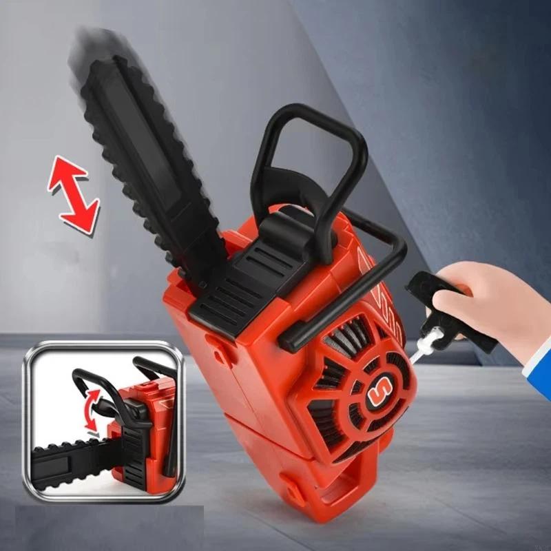 Mini Pull String Chainsaw Keychain Creative Tiny Decorative Pendant 1Pc Portable Ornament for Backpacks Key Ring Outdoor Enthusiasts Gifts
