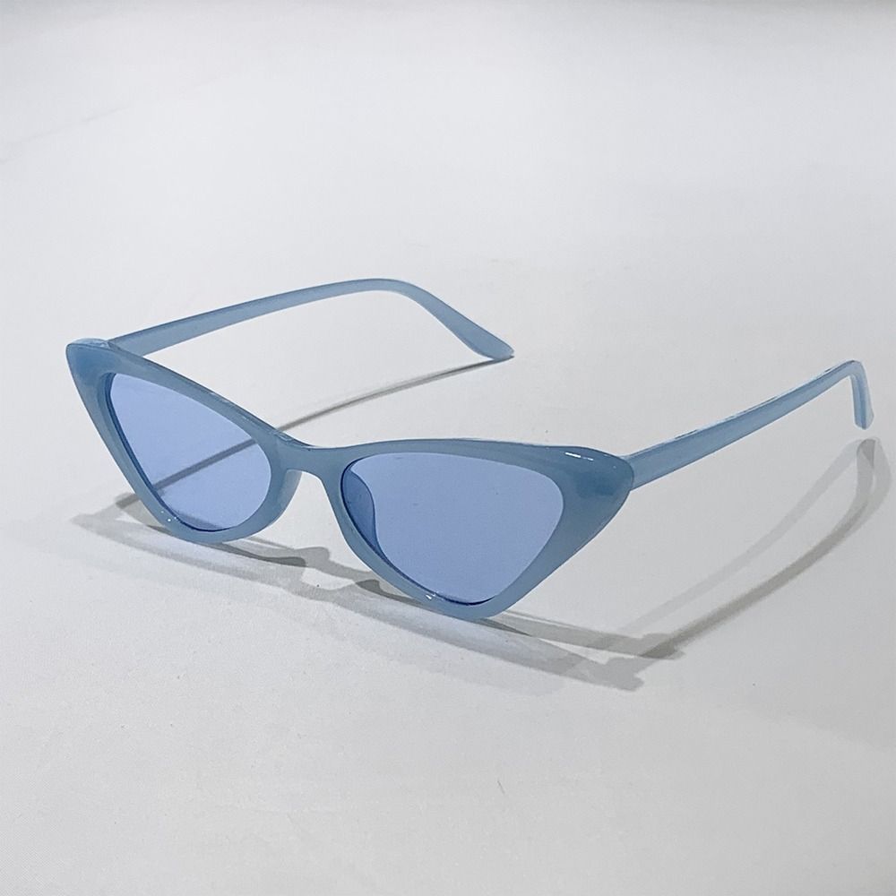 Vintage Cat Eye Sonnenbrille Retro Kleines Gestell Sonnenbrille für Damen UV400 Schutz Brillen Trendy Shades Streetwear Accessoires