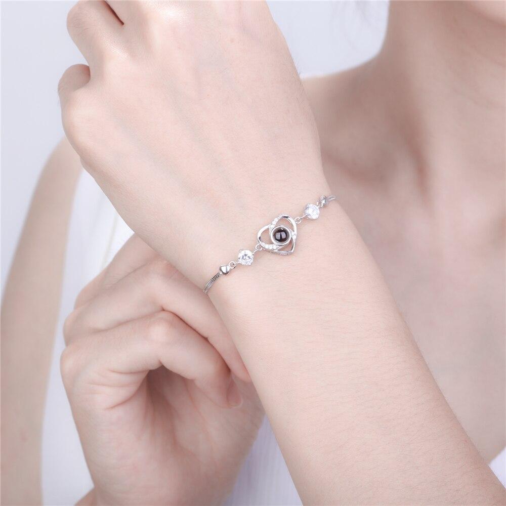 Ich Liebe Dich In 100 Sprachen Armband Customized Foto Projektion Armband Personalisierter Name Ich liebe dich