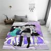 Anime Omori Game  Blanket Cover  Plush Throw Blanket Summer Air Conditioning Printed Lightweight Bedspreads,