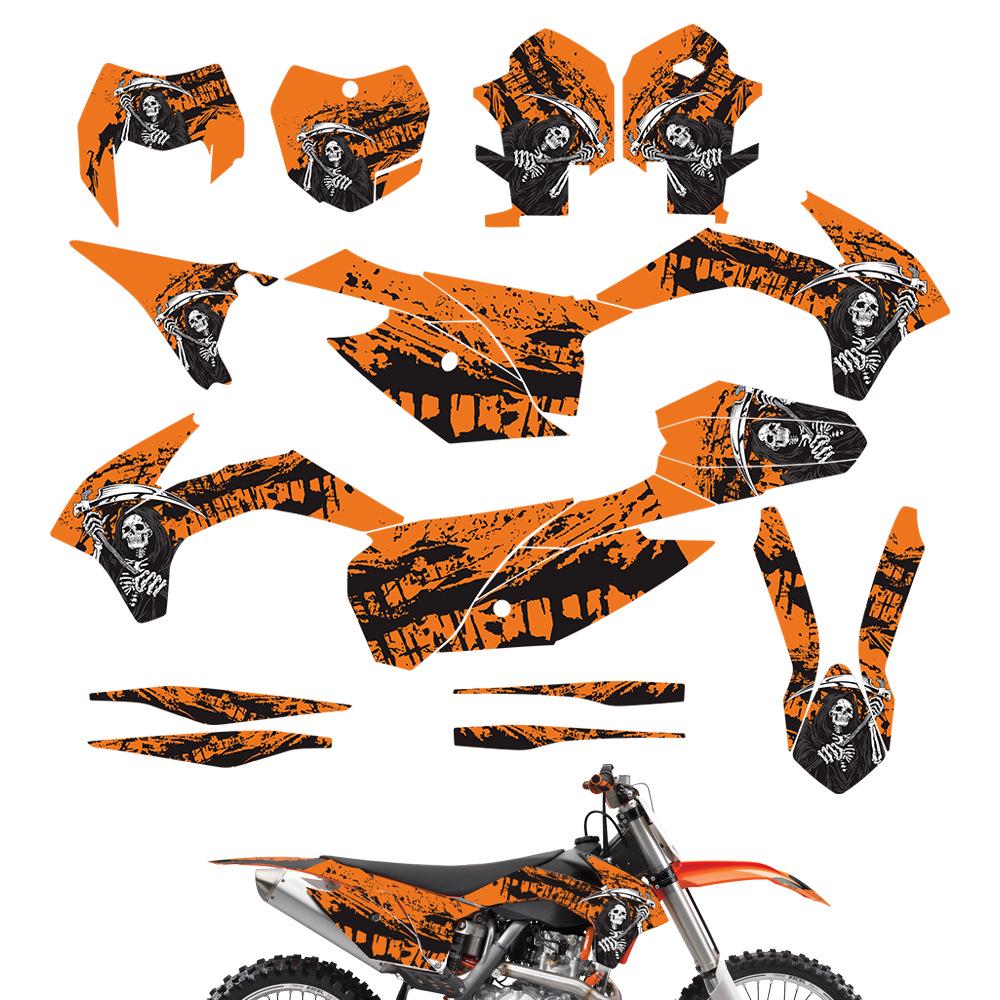 Kompletter Body-Aufklebersatz für KTM SX/SXF/EXC/EXC-F 125-500