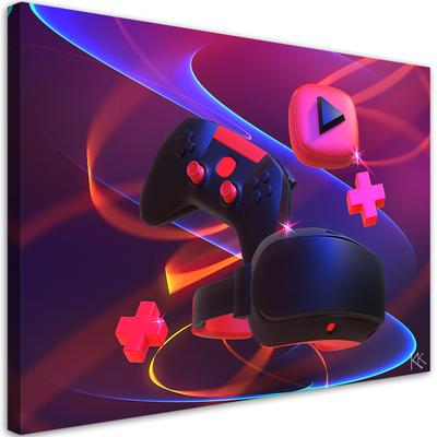 Canvas Print Gaming Kit Controller