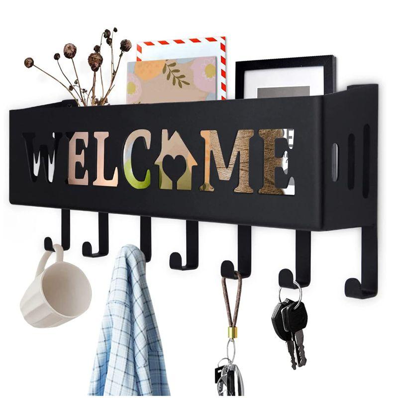 AEE4-Wall Mounted Sweet Home Decorative Key Holder, Key Wall Hook, Key Holder For Front Door