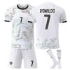 Portugal Ronaldo Weltmeisterschaft Kinder Sportbekleidung Fußballtrikot, Polyester, Weiß
