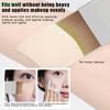 Mini Portable Short Handle Fluffy Soft Bristle Flat Brush Ultra-Thin Seamless Crescent-Shaped Foundation Makeup Brush