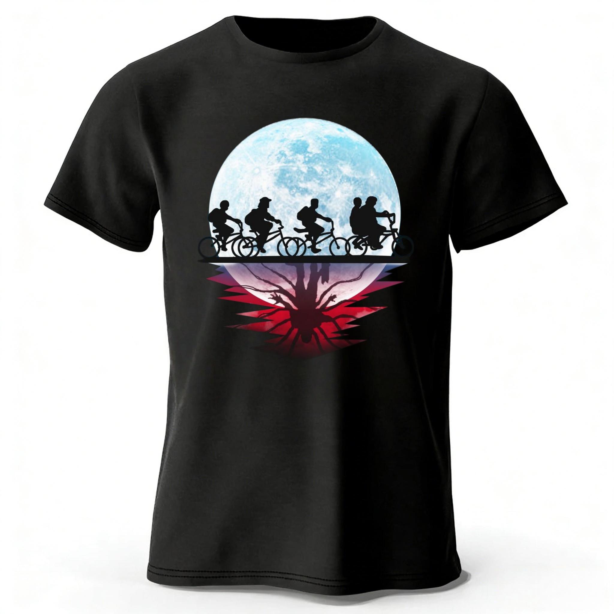 

Summer Cycling Theme Pure Cotton Tshirt for Mens Daily Leisure Soft and Highquality Plus Size Sports Short Sleeved Shirt S