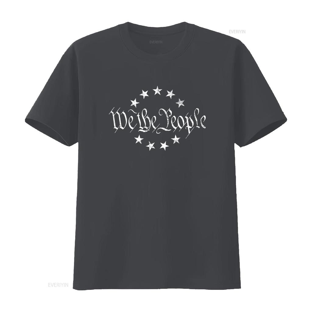 WE THE PEOPLE LIBERTY FREEDOM T Shirt vintage Washed Comfortable fashion Casual Top For Everyday Wear Versatile graphic Soft