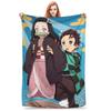 Kimetsu Demon Slayer Blankets Velvet Spring/Autumn Anime Kimetsu No Yaiba  Super Warm Throw Blankets for Bed Outdoor Rug Piece