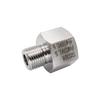 Stainless Steel 304 Metric Reducer: Female M22x1.5 To Male M16x1.5 Threaded Adapter (0908)