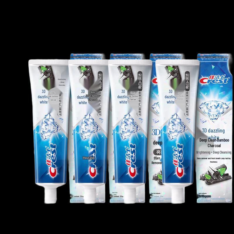 

Crest 3D White Bamboo Charcoal Whitening Toothpaste 4-Pack