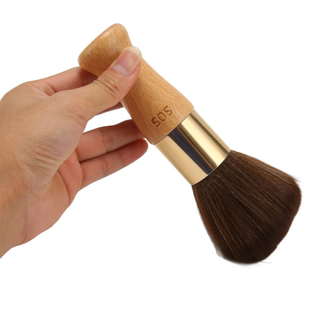 Barber Neck Duster Brush Comfortable Hand Feel Stable Portable Salon Face Neck Cleaning Brush