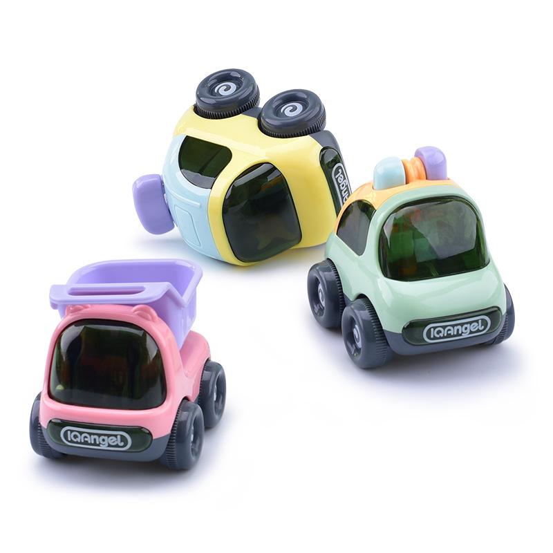 Baby Mini Toy Non-pull-back Car Construction Vehicle Toy Car Set Boys and Girls Drop-resistant Inertia Car Model