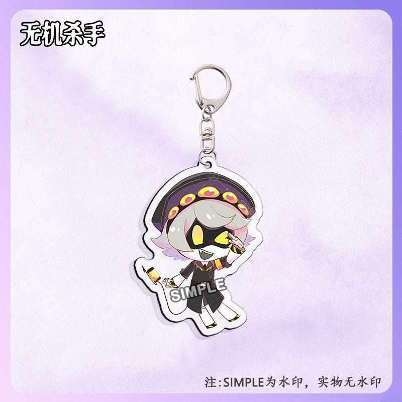

Murder Drones Uzi Doorman Acrylic Keychain Jewelry Friends Gift Bag Charms Keyring Souvenir Creative Key Chain Fanshion Pendant 6 cm