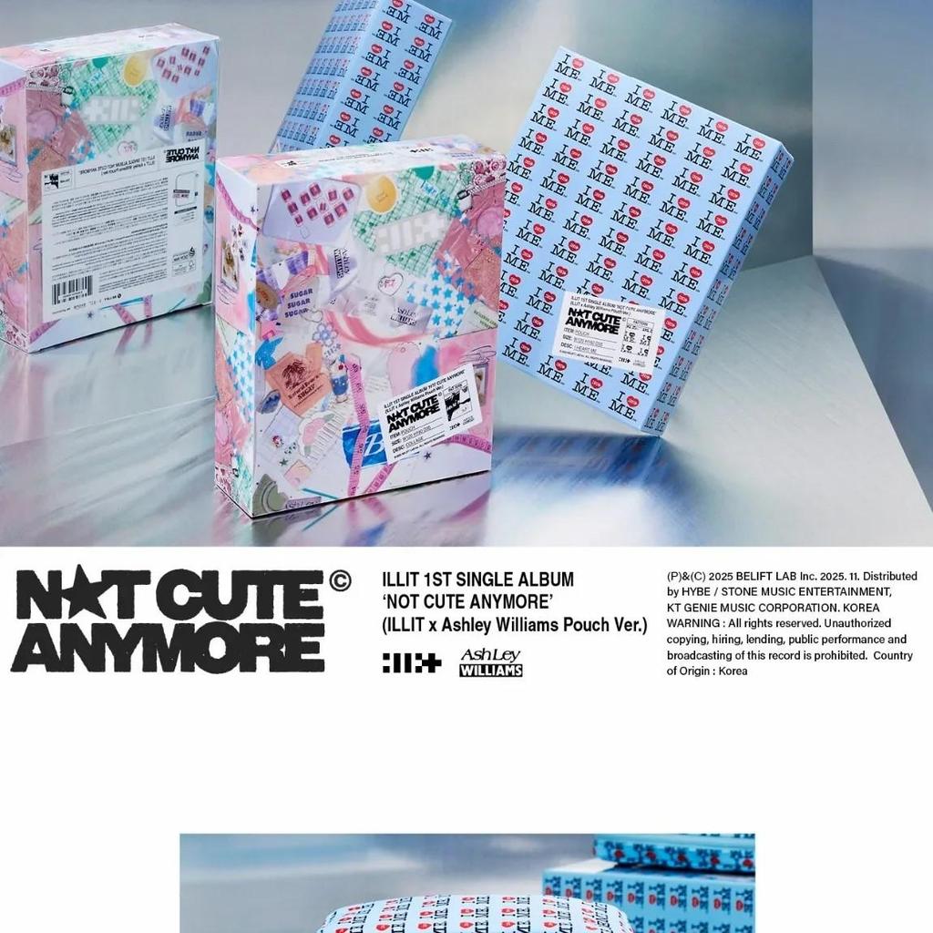ILLIT [NICHT MEHR SÜSS] 1. Single-Album ILLIT X ASHLEY WILLIAMS POUCH