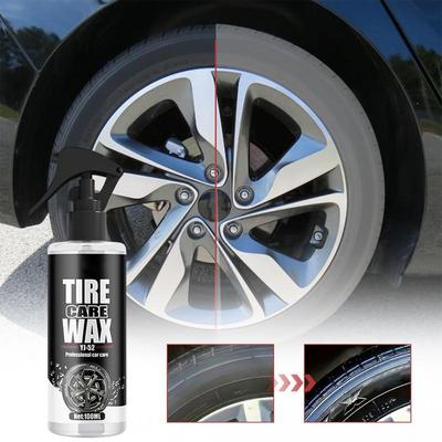 Car Tire Renovation Coating 3.38oz Tire Trim Polishing Wax Coating Agent Waterproof Auto Tire Waxing Agent For Rubber Parts