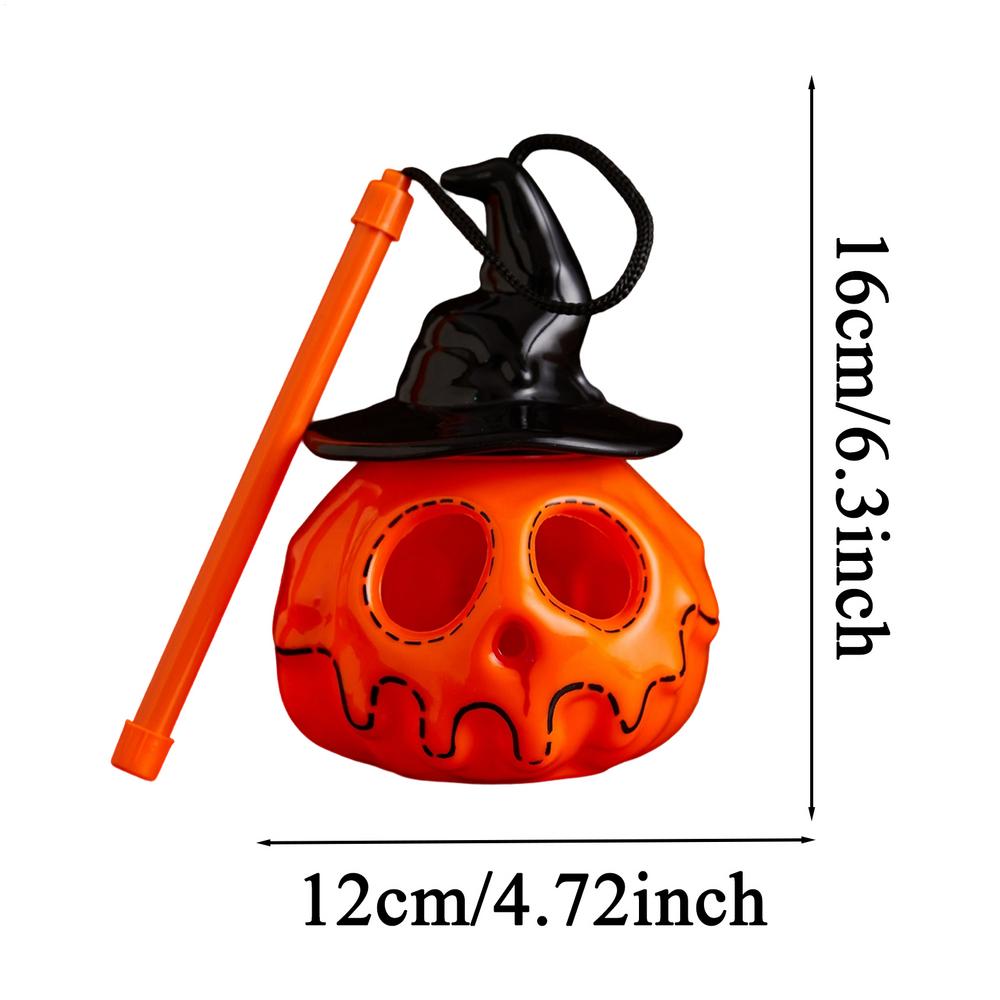 Pumpkin Lantern Decorative Lanterns Skeleton Pumpkin Decor Spooky Lights Photo Props Halloween Decorations For Indoor Garden