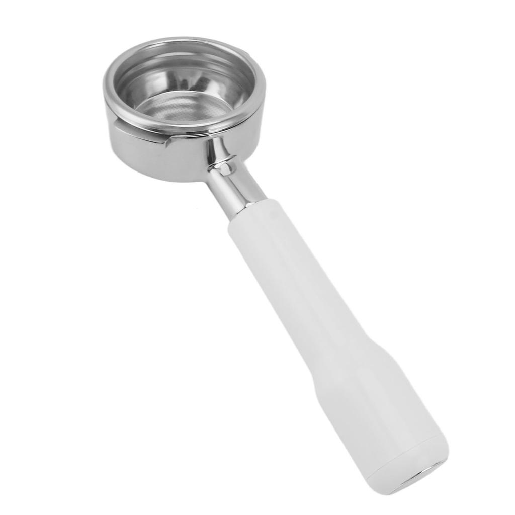 58mm Coffee Bottomless Portafilter Stainless Steel with 58mm Filter Basket Easy to Clean Coffee Machine Accessory for  