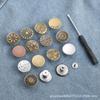 Adjustable No-Sew Detachable Metal Jeans Buttons – Flat Bottom, Nail-Free, Resizes Waistbands Effortlessly