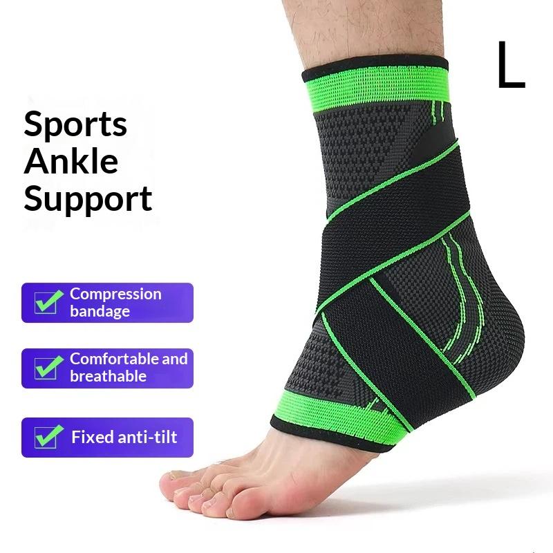 1 Pc Compression Ankle Support Sports Adjustable Basketball Ankle Wrap Men Women Hiking Running Prevent Ankle Protector