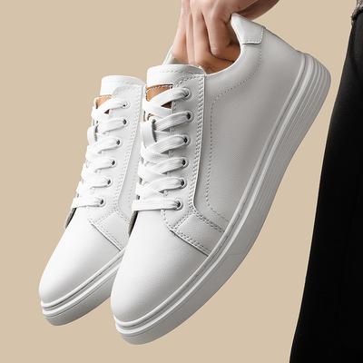 Fashion Fashion Designer Men's White Flat Sports Shoes Men's Genuine Leather Oxford Casual Shoes Outdoor Hollow Out Sneakers Mo-3285