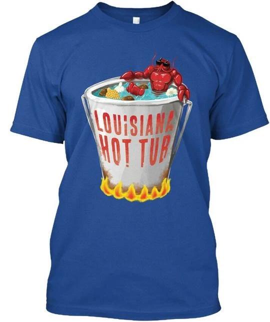 Louisiana Hot Tub Crawfish - T shirt Made in the USA Size S to 5XL XL