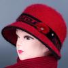 Hat female autumn and winter rabbit plush wool hat plush warm knitted hat cycling cold-proof cap
