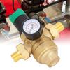 Water Pressure Regulator Brass 40 Microns Filter Drinking Water Pressure Regulator with Meter
