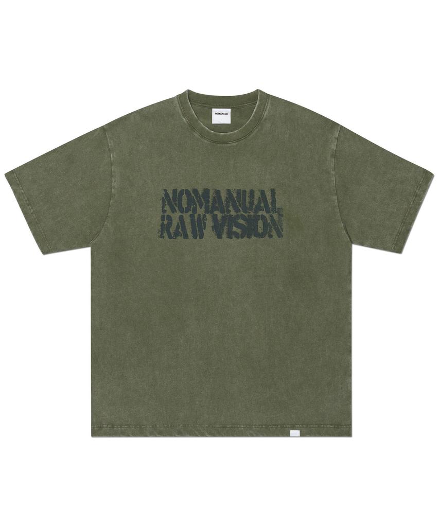 Nomaenyueol Rawmark T-Shirt - Washed Khaki
