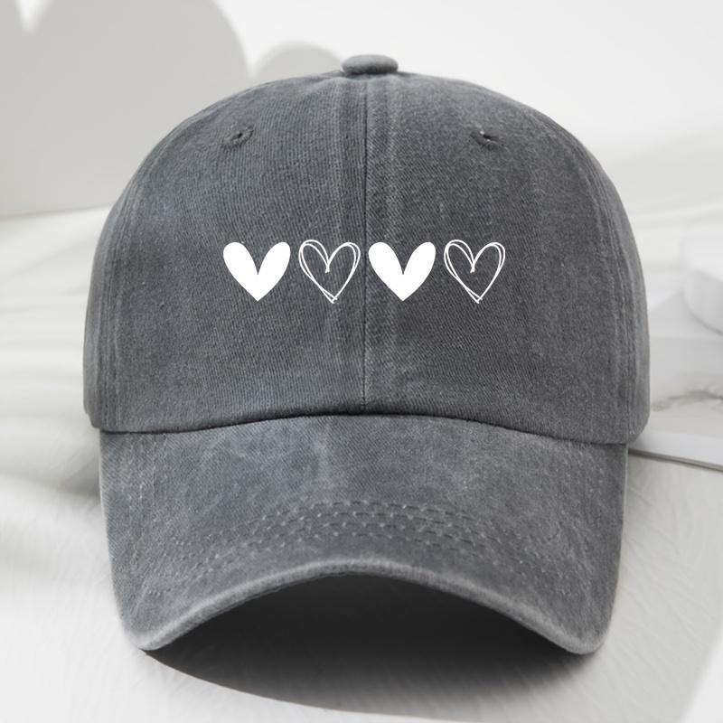 Love Soft Top Baseball Cap Vintage Mens Hat Womens Fashion Outdoor Hat Adjustable Hat Circumference Outdoor Sports