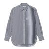Womens/Ladies Bandier Cotton Poplin Stripes Long-Sleeved Shirt