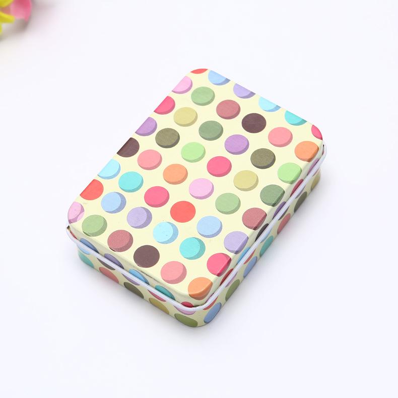 Creative Cartoon Mini Card and Hairpin Storage Tin Box