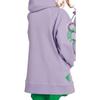 Adidas By Stella McCartney Pull On Gender Neutral Half Zip Hoodie Faded Glow Purple IB5900