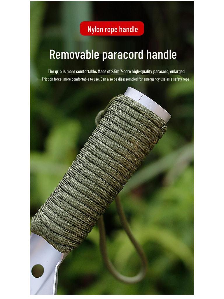 Tragbarer Multifunktionaler Militärischer Camping-Spaten - Outdoor-Survival- & Selbstverteidigungswerkzeug