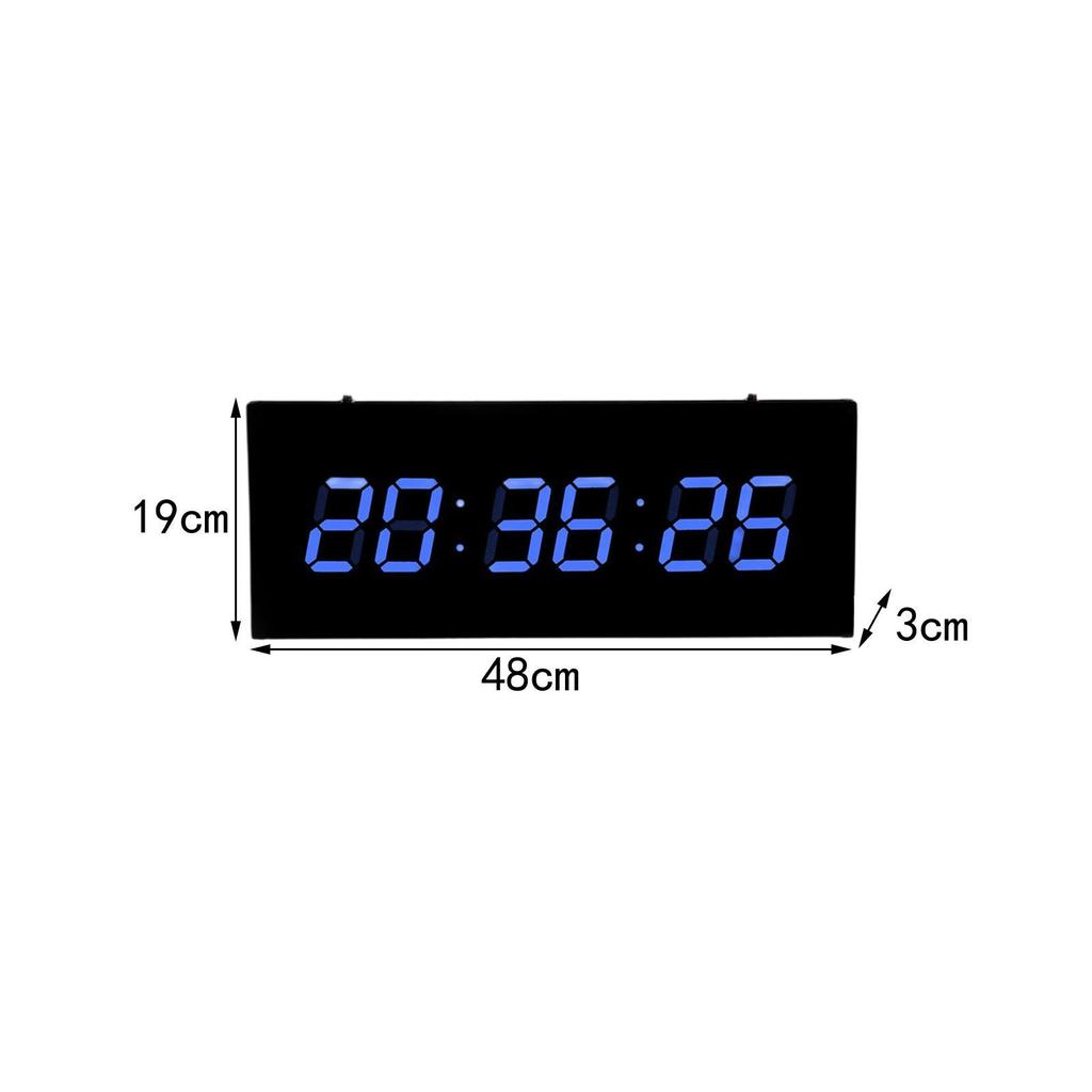 LED Digital Wall Clock Time Clocks Table Clock for Dining Room Indoor School