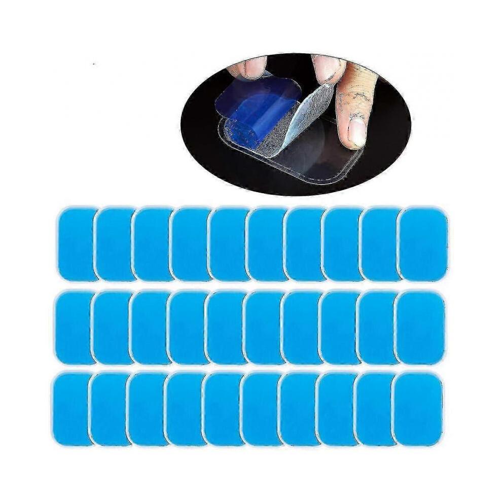 60 Stück EMS-Gelpads für Bauchtrainer - Ersatz-Gelpads für elektrische Muskelstimulation (EMS) Bauchmuskeltrainer