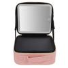 Portable LED Makeup Bag Multipurpose Stylish Large Capacity 3 Color Lights Dimmable Travel Makeup Bag with LED Mirror