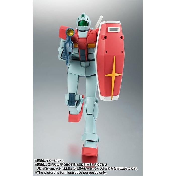 TAMASHII NATIONS Robot Spirits Mobile Suit Gundam RGM-79 GM ver. A.N.I.M.E. (Reissue) Approx. 125mm PVC & ABS Painted Action Figure,