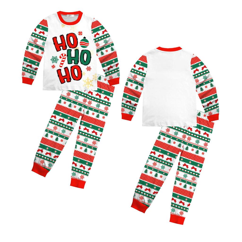 New Arrival Christmas Reindeer Print Pajama Set - Long Sleeve Top & Pants