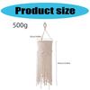 Chandelier Shade, Handmade Pendant Lighting Cover Lamp Shade, 25x55cm Cotton Hand Woven Pendant