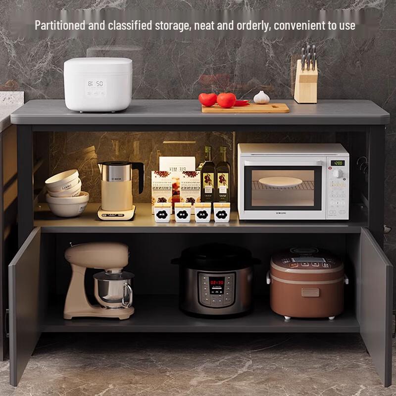 Bieying Kitchen Storage Rack & Rock Slab Workstation