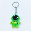 Creative Cute Cartoon Soft Glue Astronaut Keychain Dolls Toys Spaceman Car Key Chain Couple Package Pendant Small Gift